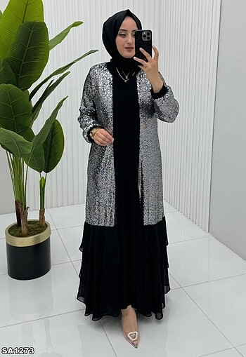 İkili abaya,abiye takım?