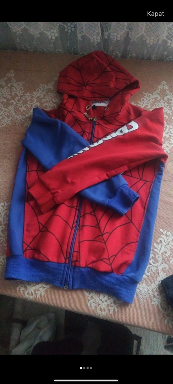 Erkek Çocuk Örümcek Adam Kapüşonlu Sweatshirt - Görsel 2