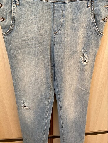 Kot,yırtmaçlı salopet - Görsel 3