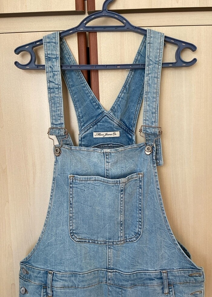 Kot,yırtmaçlı salopet - Görsel 2