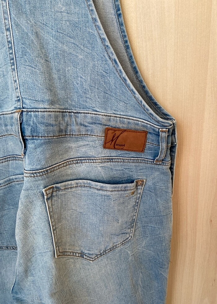 Kot,yırtmaçlı salopet - Görsel 5