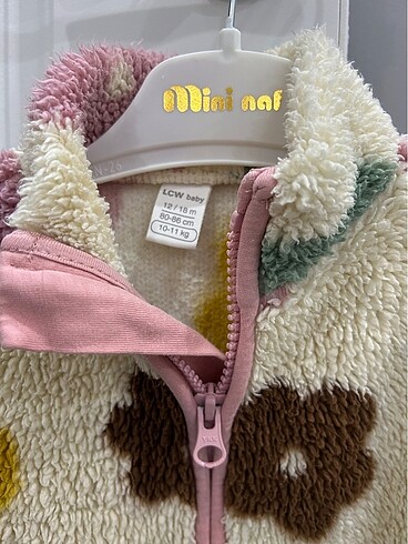 12-18 Ay Beden camel Renk Bebek peluş hırka