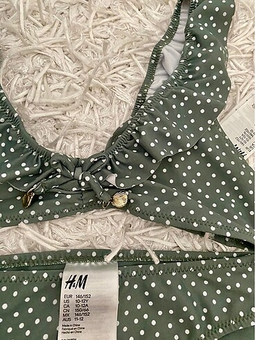 11-12 Yaş Beden H&M Çocuk Bikini Takımı