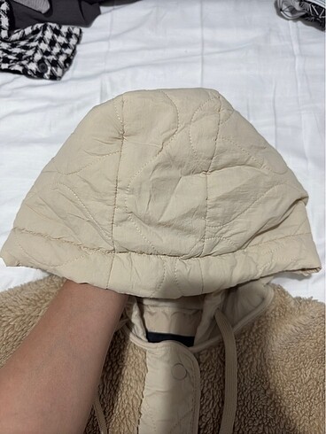 s Beden camel Renk Peluş mont