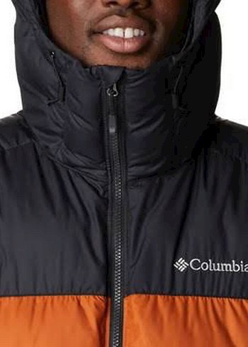 Columbia Columbia Turuncu Siyah Fermuarlı Erkek Mont
