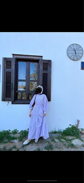 Diğer Tesettür yazlık uzun elbise