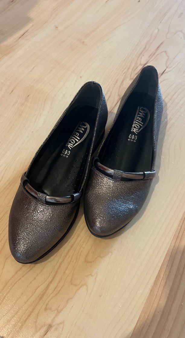 Kahverengi Yılan Desenli Dolgu Topuklu Kadın Babet - Görsel 3