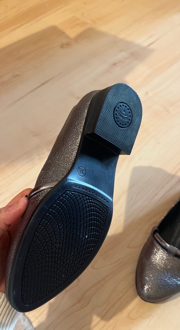 Kahverengi Yılan Desenli Dolgu Topuklu Kadın Babet - Görsel 2