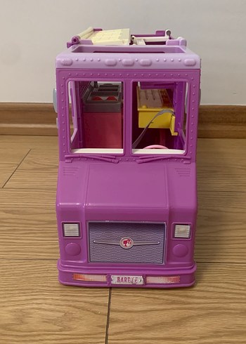 Barbie Pembe Oyuncak Araba - Görsel 2