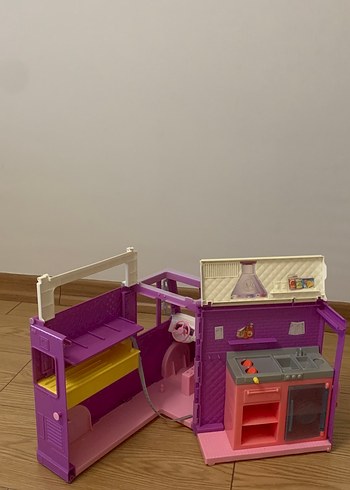 Barbie Pembe Oyuncak Araba - Görsel 3