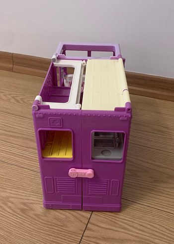 Barbie Pembe Oyuncak Araba - Görsel 4