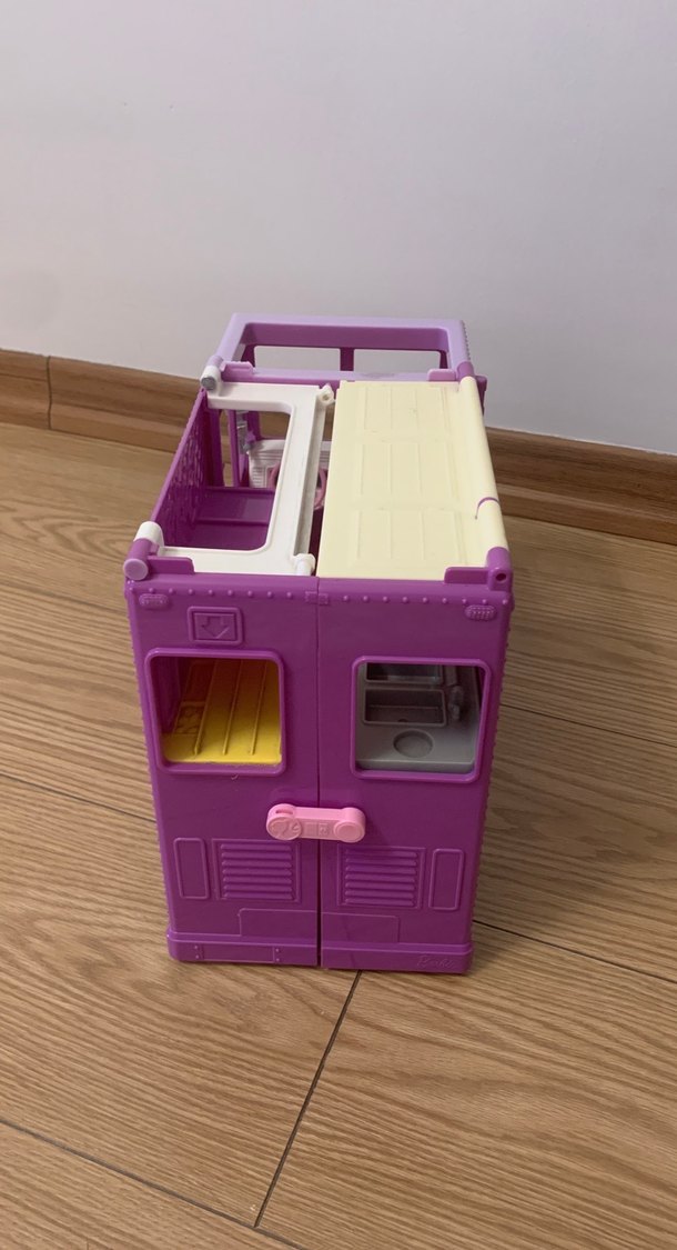 Barbie Pembe Oyuncak Araba - Görsel 4