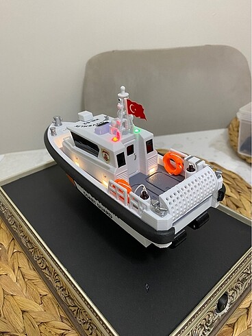 Maket Işıklı Çakarlı Sahil Güvenlik Polis Jandarma Botu