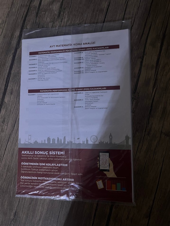 Matematik Akıllı Tekrar Paketi AYT - Görsel 2