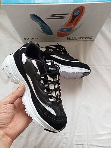 38 Beden siyah Renk Skechers D'lites Siyah