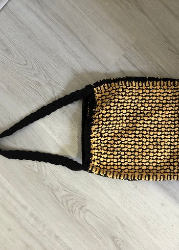 Örgü vintage Kadın Çanta - Görsel 2