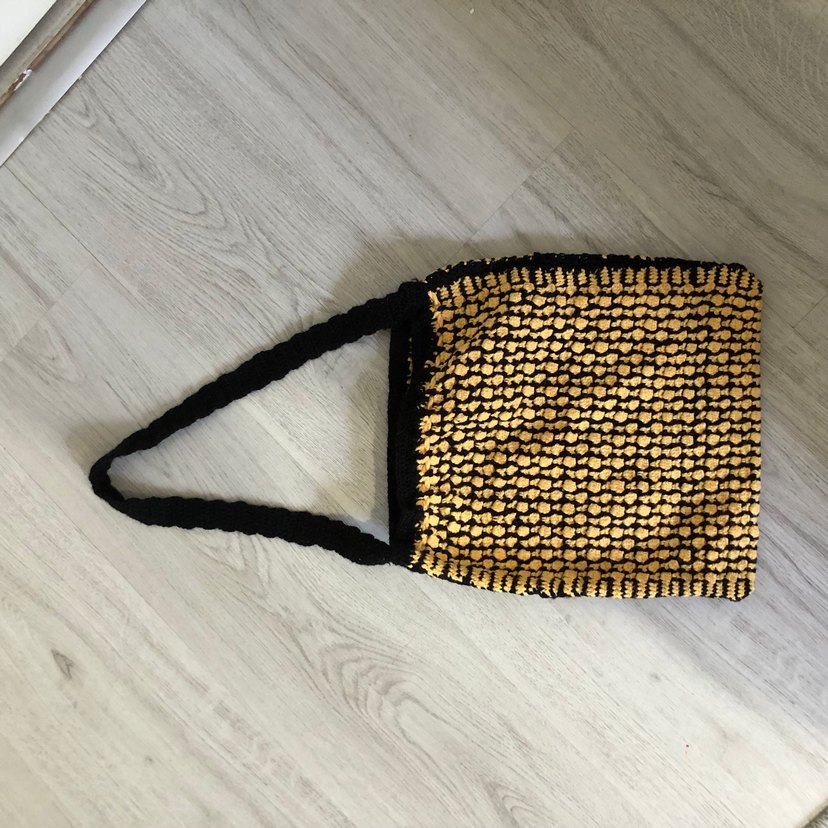 Örgü vintage Kadın Çanta - Görsel 2