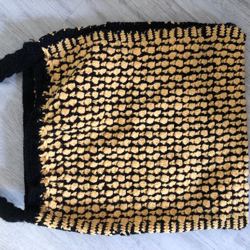 Örgü vintage Kadın Çanta - Görsel 3