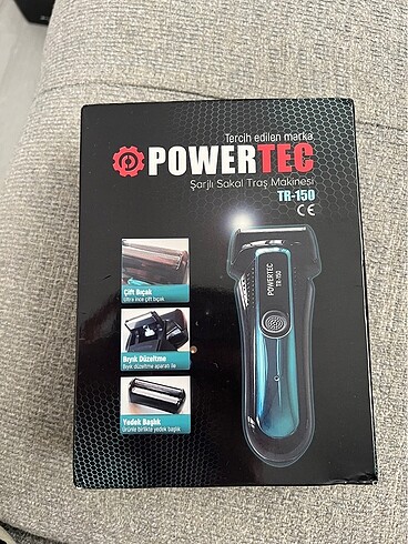 Powertec şarjlı sakal traş makinası
