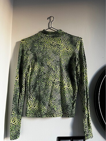 Leoparlı bluz