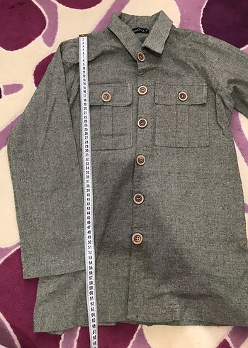 Düğmeli Haki Sonbaharlık ceket