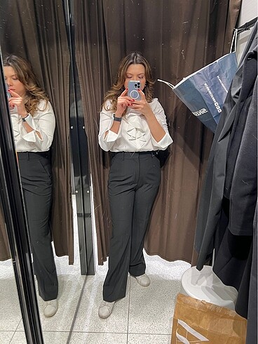 ZARA YÜN KUMAŞ PANTOLON