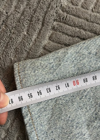 Gri Rahat Kesim Midi Kadın Kot Pantolon - Görsel 2