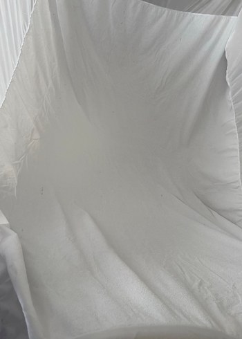 Beyaz Gri Yatak Koruyucu 160x200 cm - Görsel 6