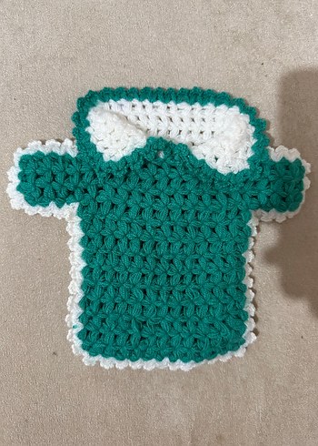 Yeşil El Yapımı Banyo lifi - Görsel 2