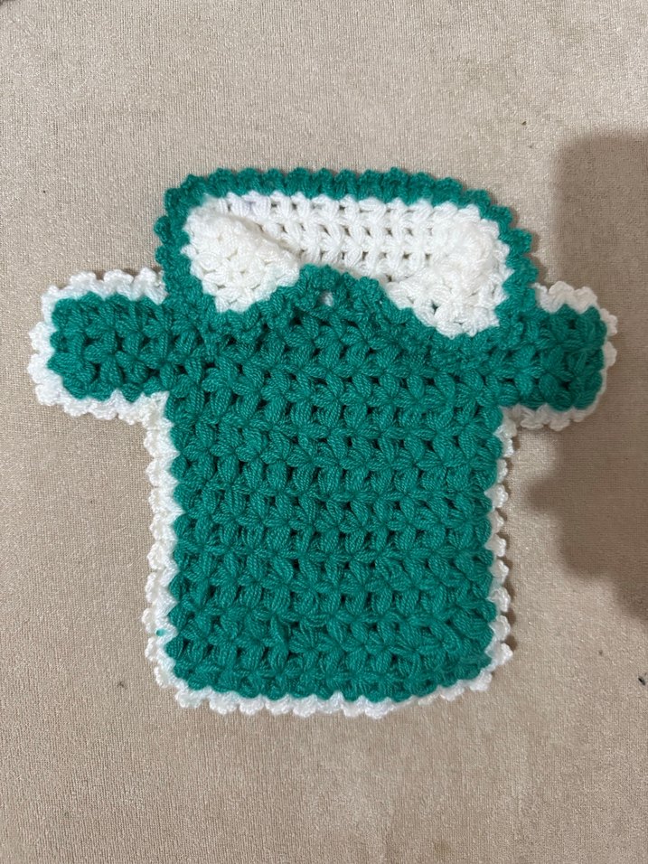 Yeşil El Yapımı Banyo lifi - Görsel 2