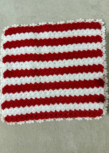 Kırmızı Beyaz Renkli Banyo lifi - Görsel 2