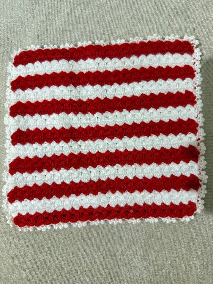 Kırmızı Beyaz Renkli Banyo lifi - Görsel 2