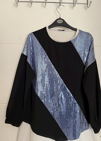 Kadın Uzun Kollu Pullu Tunik - Görsel 3