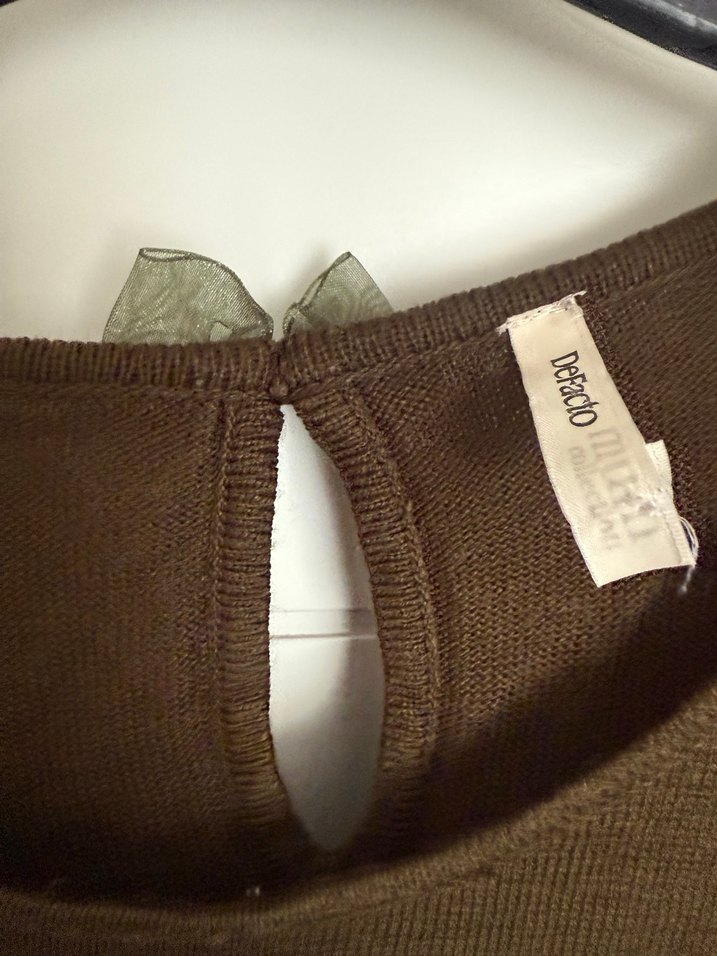 Uzun Kollu Hamile Tunik - Görsel 3