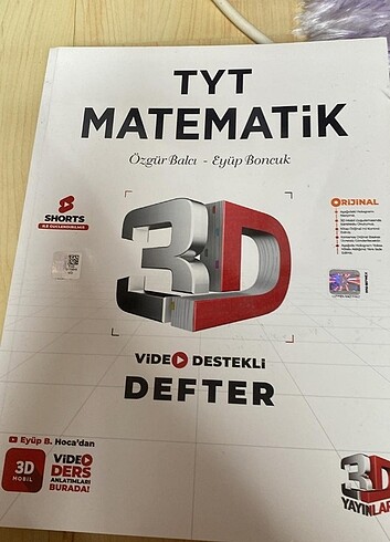 3D tyt matematik kitabı