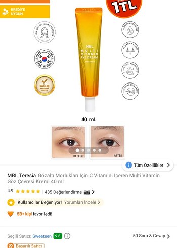 Kore göz kremi - Görsel 2