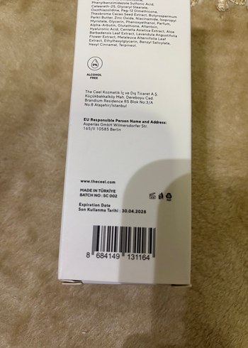 CEEL SPF 50 Güneş Koruyucu Krem - Görsel 2