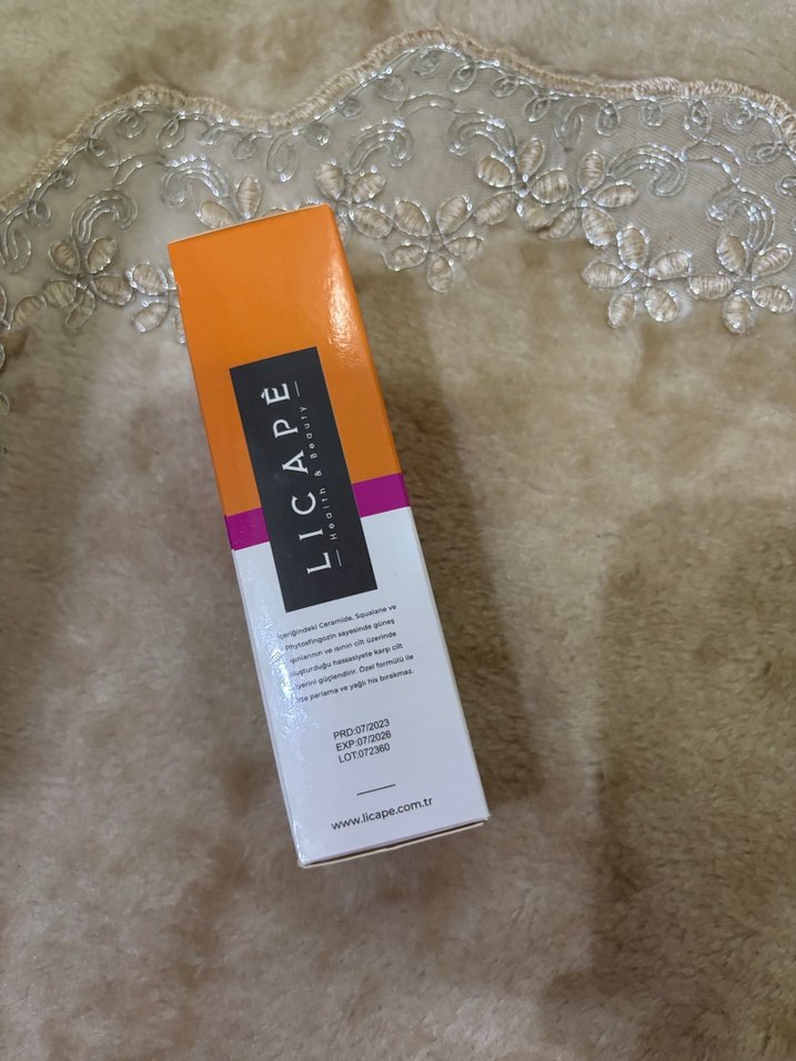 Licape SPF 50 Güneş Koruyucu Krem 40 ml - Görsel 2