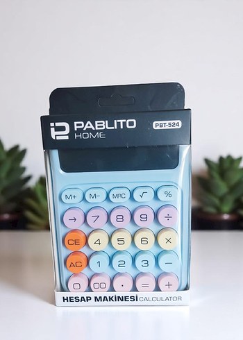 Pablito Home Pastel Renkli Hesap Makinesi