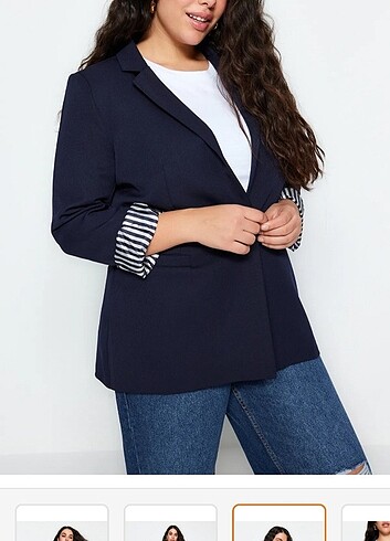Trendyol & Milla Lacivert Ceket blazer