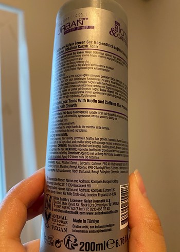 Urban Care Biotin & Kafein Saç Spreyi - Görsel 3