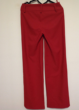 s Beden kırmızı Renk Kısa İspanyol kumaş pantolon