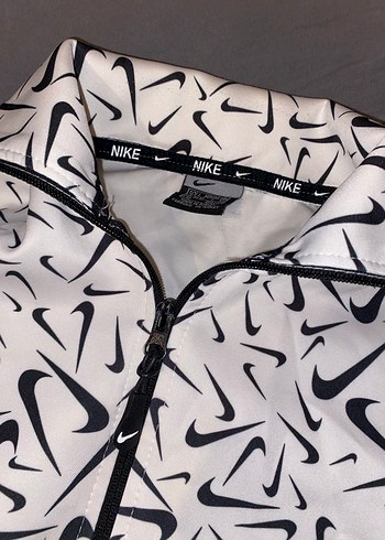 l Beden beyaz Renk nike y2k Beyaz Kadın Spor crop Ceket