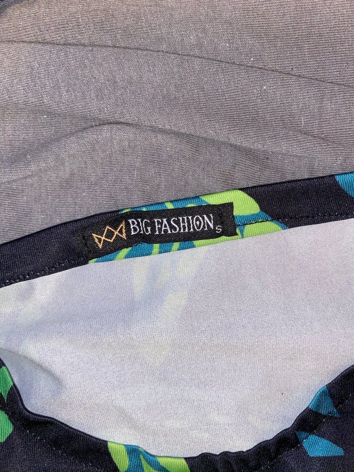 Kadın Çok Renkli Drapeli Monokini - Görsel 5