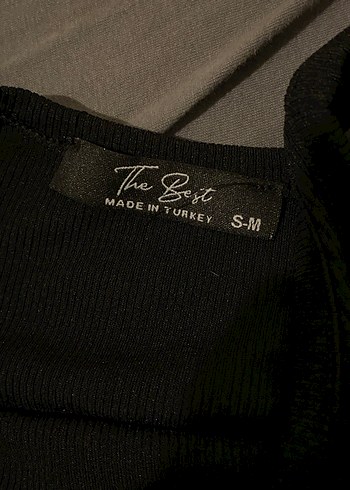 Diğer Siyah Kolsuz Crop Top
