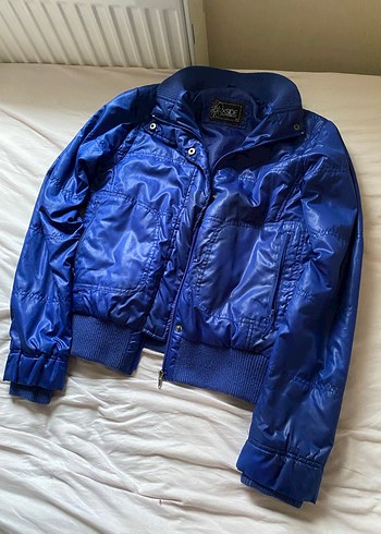 XSIDE y2k rugan şişme gotik motorcu mont - Görsel 2