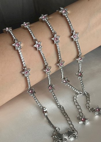 Çelik Pandora Model Zirkon Gökyüzündeki Yıldız Bilekliği - Görsel 2