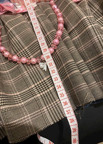 Hello Kitty Kot pilili coquette lolita incili fiyonklu etek - Görsel 5