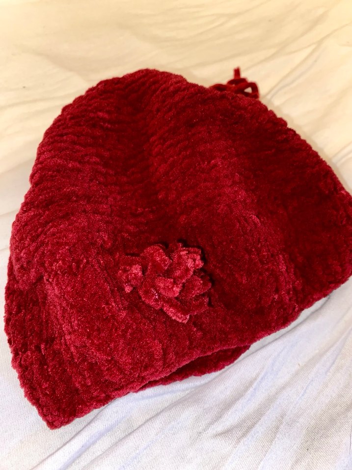 Peluş vintage y2k gotik bere - Görsel 2