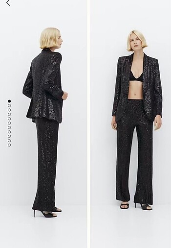xs Beden siyah Renk Mango Blazer Takım